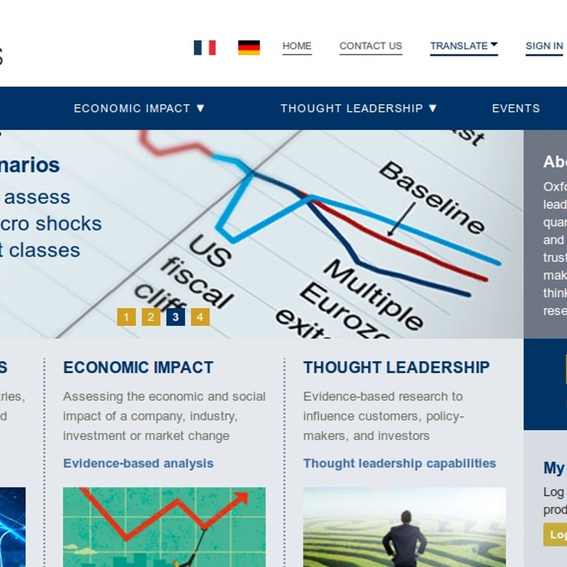 An Orchard CMS Development Success Case - Oxford Economics