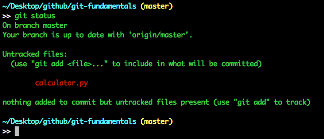 git status